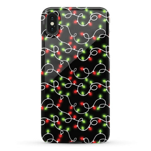 Christmas Lights Pattern Phone Case